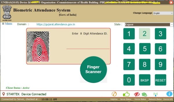 Biometric Attendance System (BAS) Installation of RD Service Enabled Setup for Windows-Desktop Devices