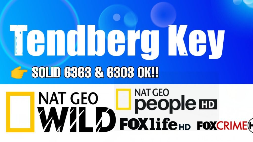 Latest Tendberg Key For SOLID 6363/6303 ,Turksat 3A@42°E Fox Network ok!!