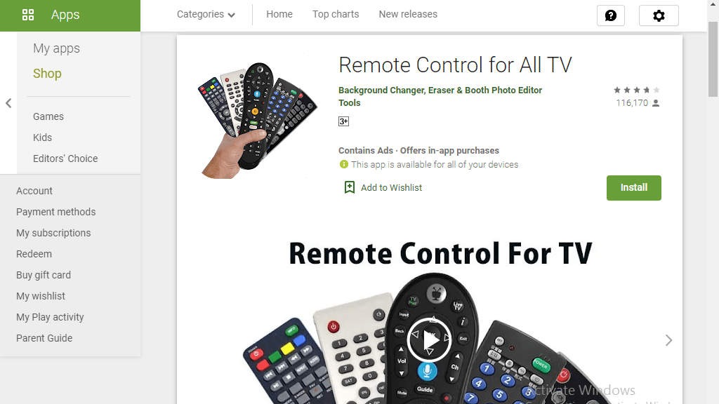 Set-top-box Remote Control App