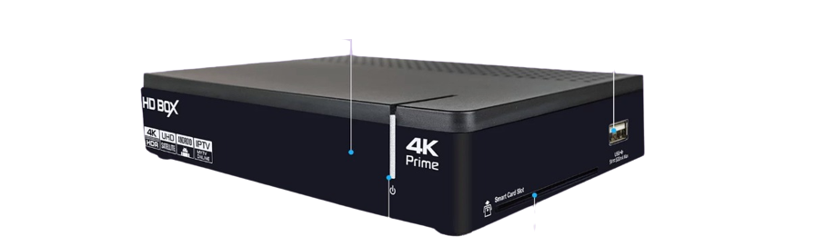 HD Box 4K Prime SATELLITE UHD TV SET-TOP BOX