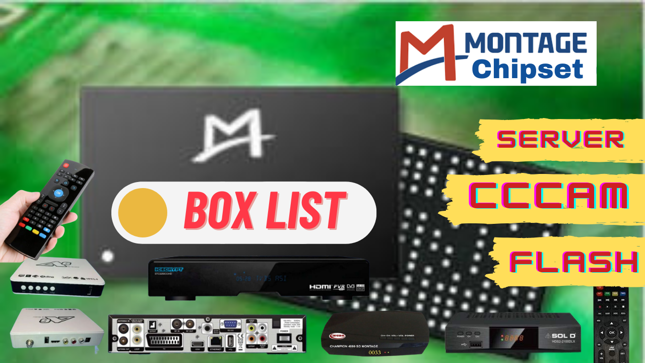 All Montage Chipset set-top box | DD Free Dish All Montage Set-top-Box List