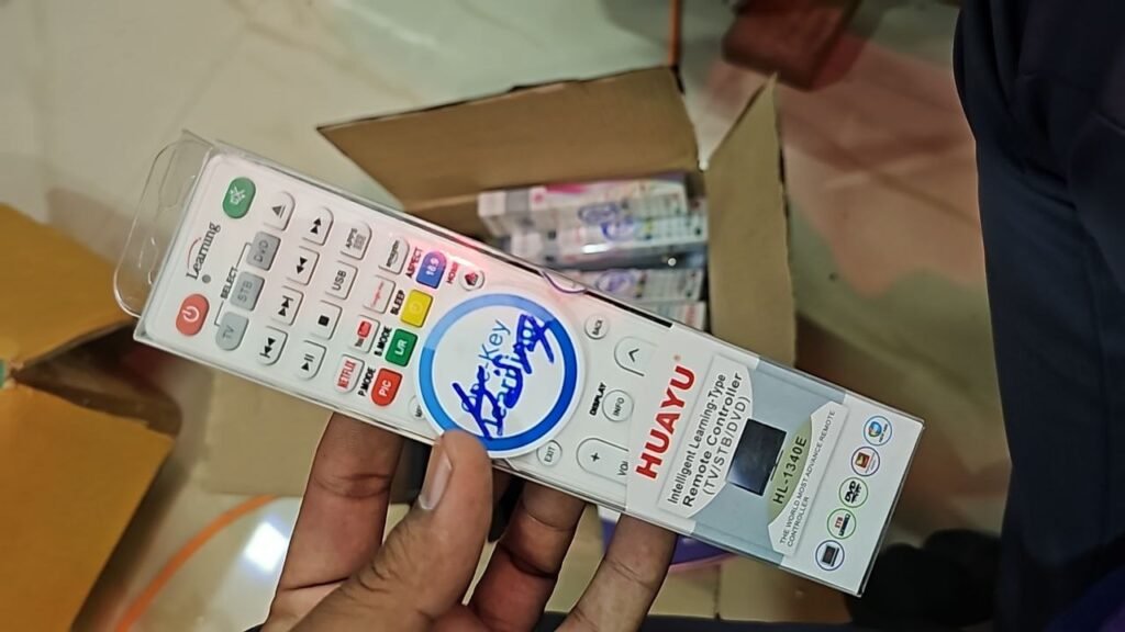HUAYU HL-1340E Intelligent Learning Type Universal Remote Works with All Devices Like Smart TV, Set-Top Box , DVD Player , etc