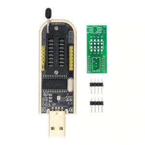 CH341A 24 25 Series EEPROM Flash BIOS USB Programmer + SOIC8 SOP8 Flash Chip IC Test Clips Socket Adpter Programmer