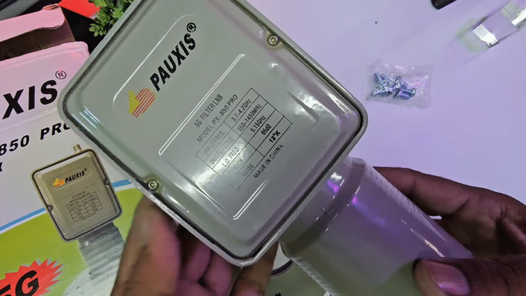 Pauxis 5g Filter C-Band Lnb Model Px-850 Pro 