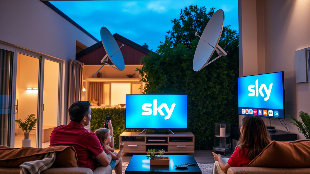 TV channels available via satellite on the SKY platform