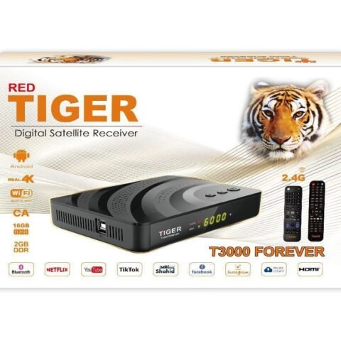 RED TIGER T3000 FOREVER ANDROID + S2 Digital Satellite Receiver