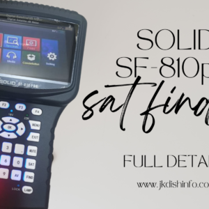 SOLID S2 SF-810 Full HD Digital Satellite Meter | Best Satellite Meter