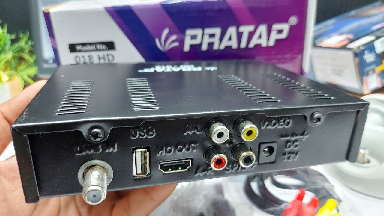 PRATAP 018 HD MPEG-4  Digital Satellite Receiver with Free Goda and Dscam Server 4