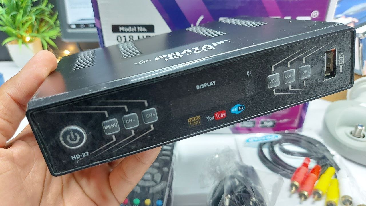 PRATAP 018 HD MPEG-4  Digital Satellite Receiver with Free Goda and Dscam Server 6