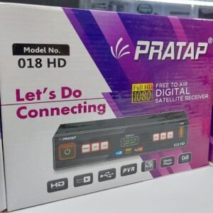 PRATAP 018 HD MPEG-4  Digital Satellite Receiver with Free Goda and Dscam Server