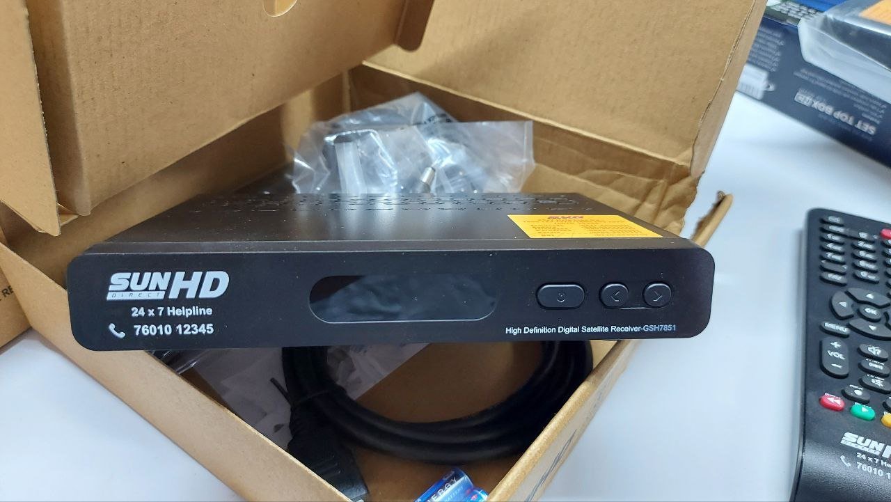 Sun Direct DTH Set Top Box | 6 Months NCF Package Free - Image 3