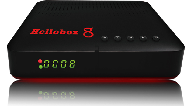 New Hellobox 8 receiver satellite DVB-T2 DVB S2 Combo TV Receiver